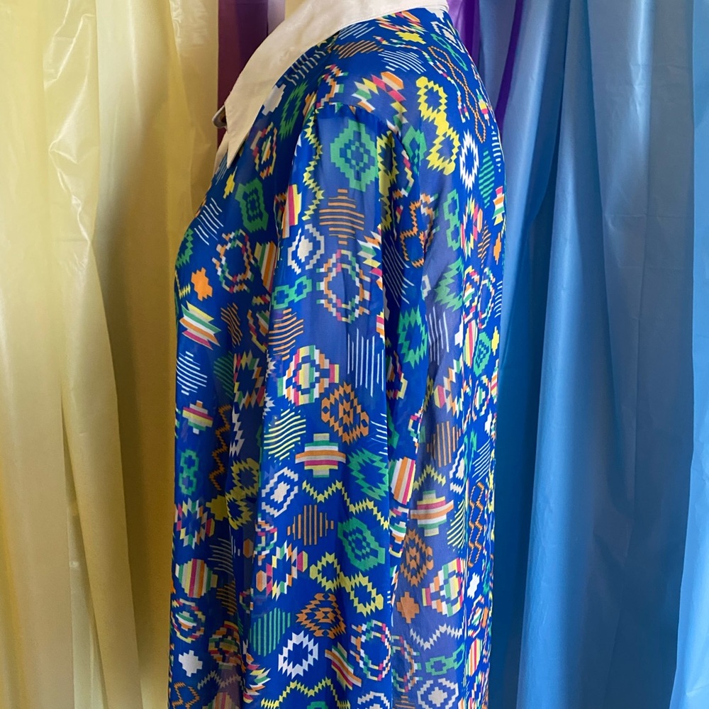 Fun Print Blouse - Picture 5 of 8